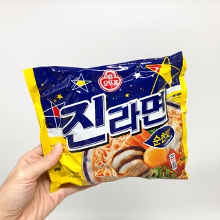 บะหมี่เกาหลี Jin Ramyun Mild 진라면 순한맛 รสออริจินอล พร้อมส่ง นำเข้าจากเกาหลี จินรามยอนเกาหลี