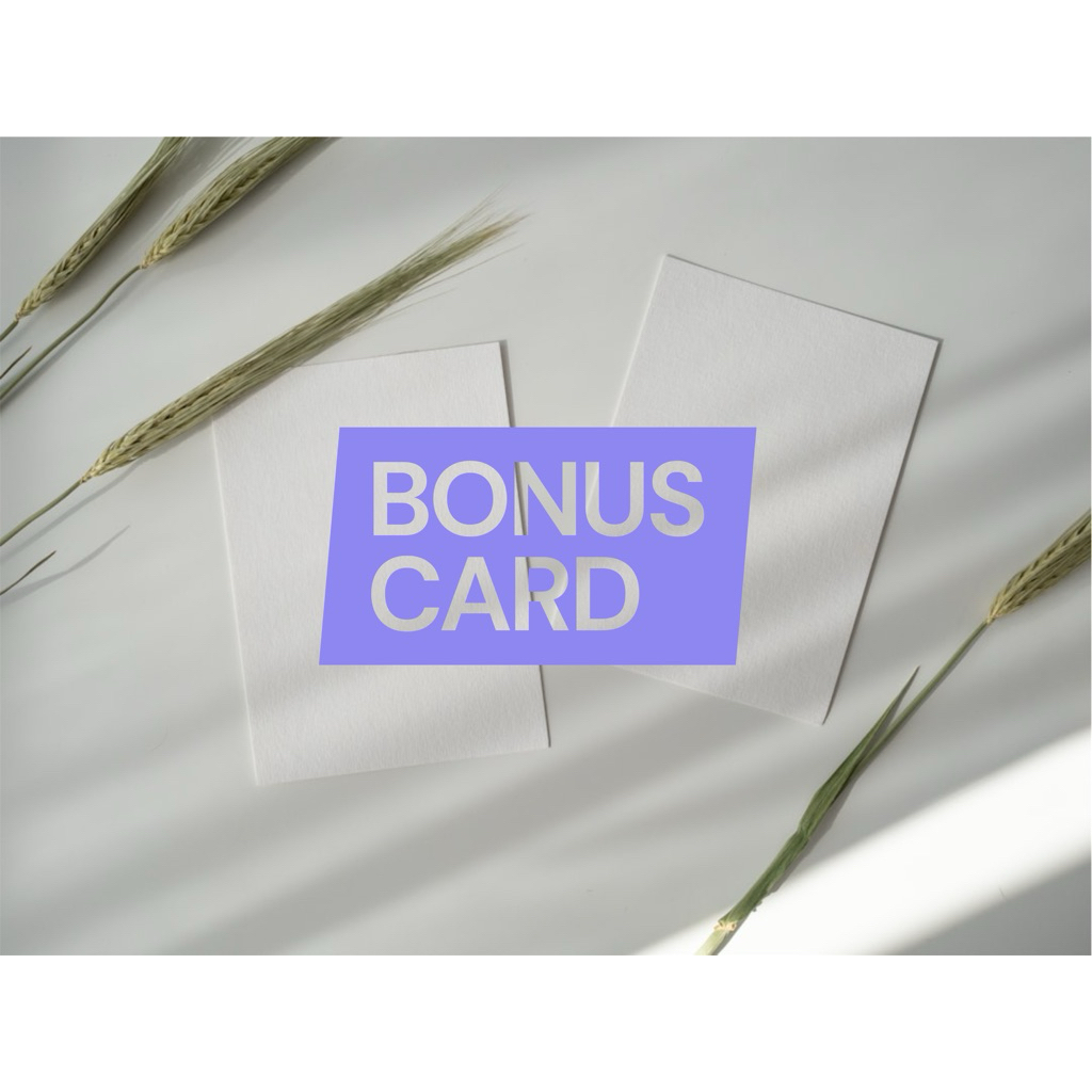 Bonus Card Bonus Card