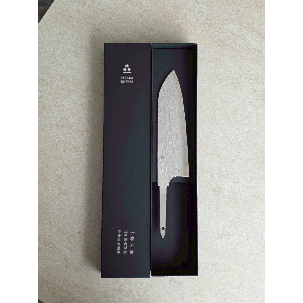 SB289 Nigara VGXEOS Santoku 170 mm. No handle (มีดญี่ปุ่นใบเปล่า)