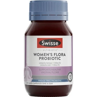 Swisse Ultibiotic Women's Flora Probiotic 30 capsules ช่วยปรับสมดุลเสริมสร้างจุลินทรีย์สำหรับผู้หญิง