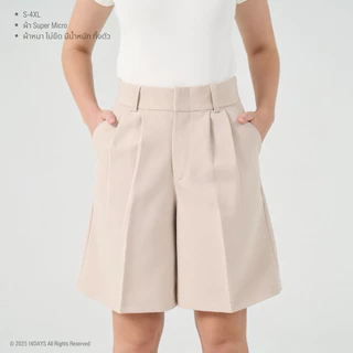 Clearance รุ่น CS20 กางเกงขาสั้น เอวสูง ทรงเบสิค ความยาว20นิ้ว ทรงสวย เก็บพุง พรางสะโพก