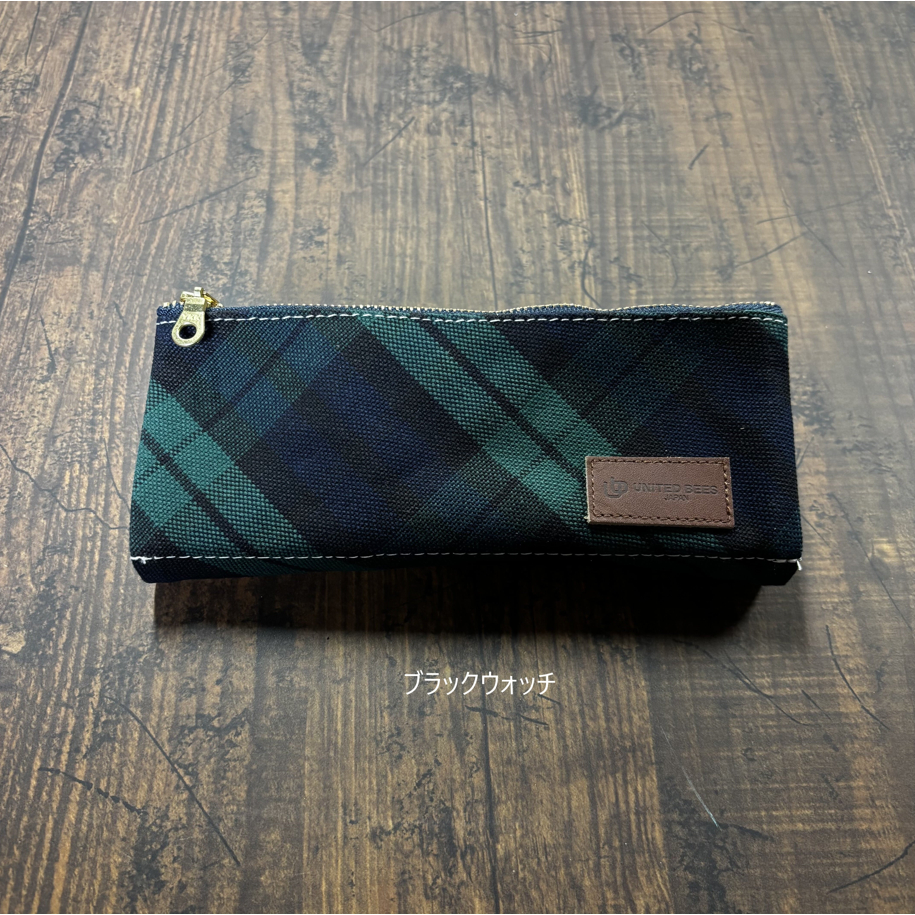 [Limited] กระเป๋าดินสอ Luddite United Bees Bendy Pen Case TC สี Black Watch มีช่องใส่ดินสอปากกาแยกด้