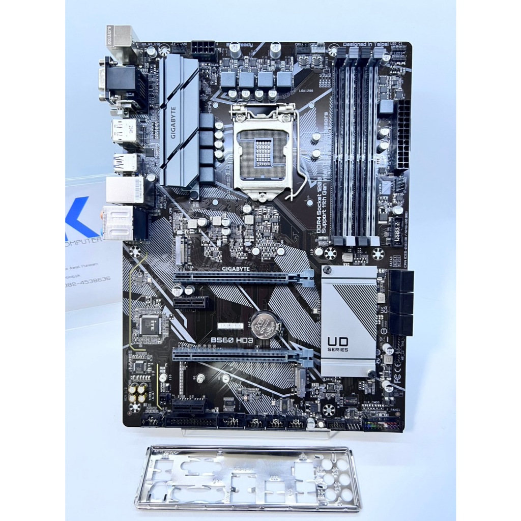 เมนบอร์ด B560 HD3 Gigabyte LGA1200 สำหรับเจน10-11 มือสอง Used (มีส่งด่วน)