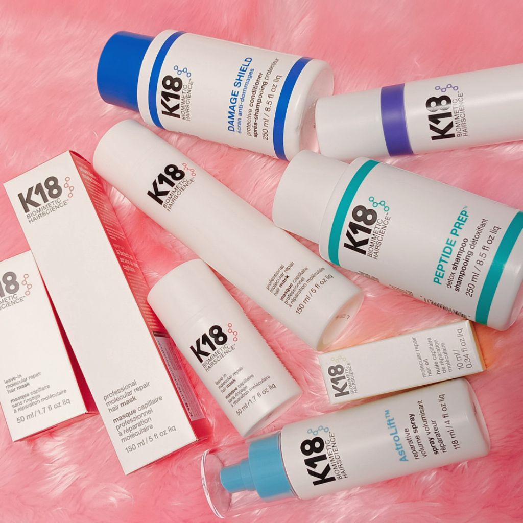 🔥ลดสูงสุด1000 เก็บโค้ดหน้าร้านหรือทักแชท🔥🏵️ของแท้พร้อมส่ง🏵️K18 Leave in Molecular Repair Hair Mask,K