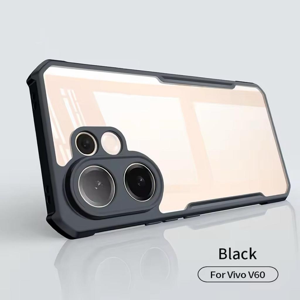 เคสหลังใส กันกระแทก สำหรับ Vivo V60 V60Lite X200FE Y05 เคสวีโว่ case เคสกันกระแทก เคสโทรศัพท์ พร้อมส่งทันที
