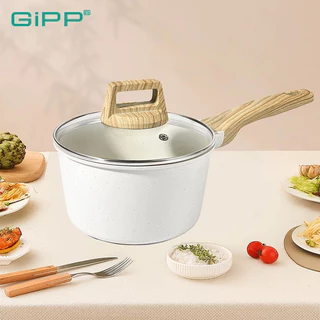 GIPP หม้อ หม้อ นมโอ๊ต หม้อเสริมอาหารเด็ก หม้อหินไมฟาน ไม่ติดหม้อ เล็ก 16/18/20cm ไม่ติดอาหาร เหมาะสำหรับ 1-5 คน เนกประสง