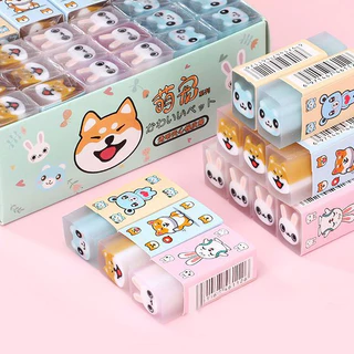 🐰ยางลบดินสอ ลายการ์ตูน🐻 📌เลือกลาย ✔️พร้อมส่ง ยางลบก้อน ลบคำผิด ยางลบการ์ตูน เครื่องเขียน ราคาส่ง