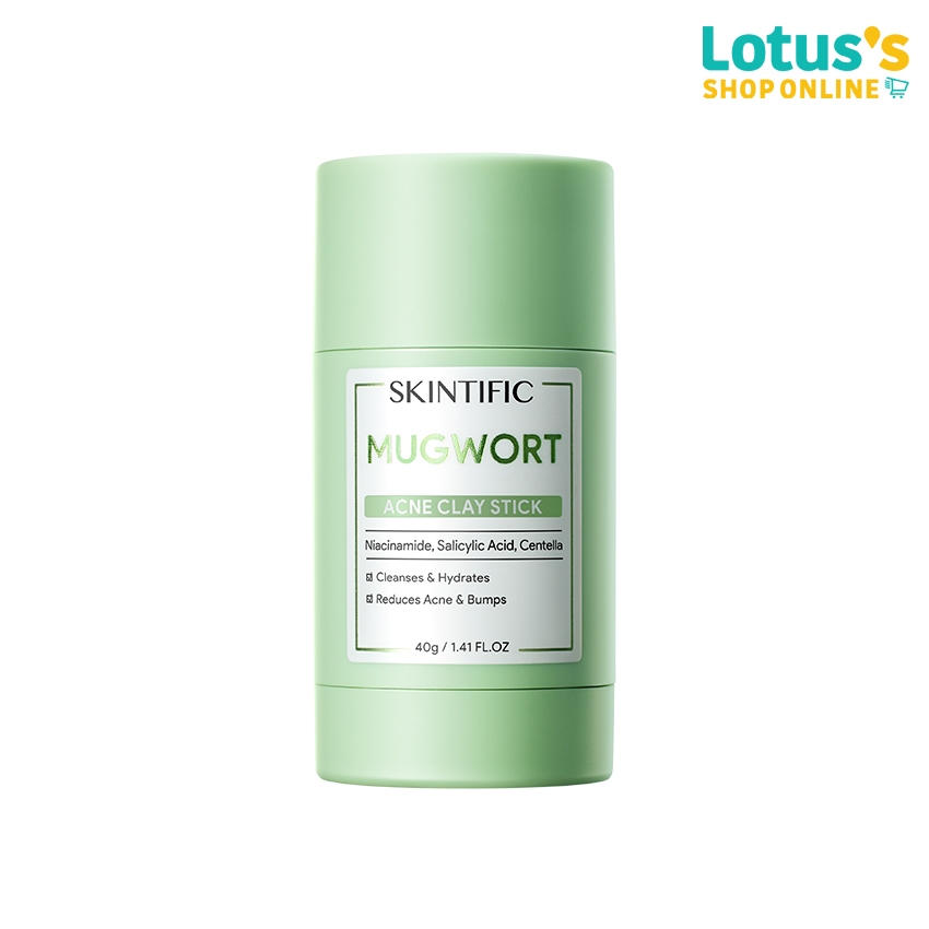 สคินทิฟฟิค สติกซ์ มัควอร์ธ เคลย์ 40 กรัม SKINTIFIC STICK MUGWORT CLAY 40 G.