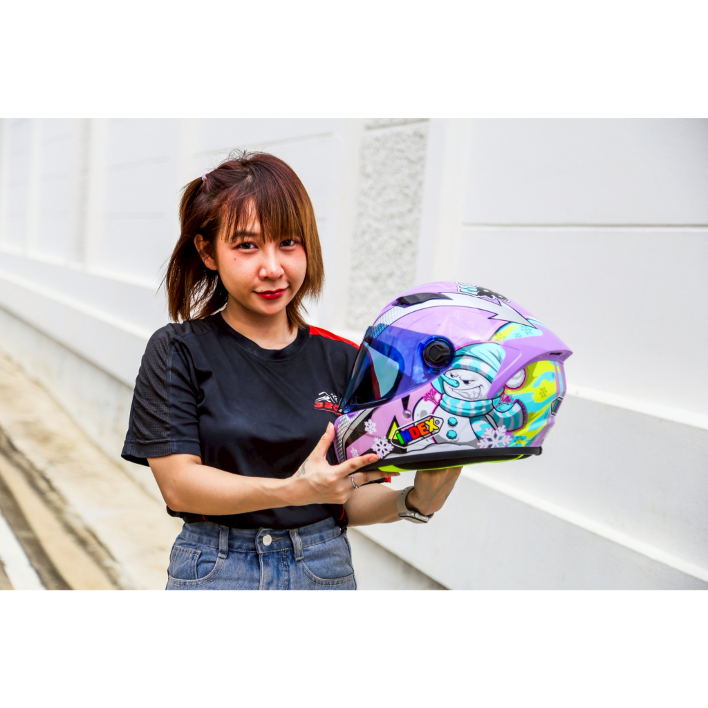 หมวกกันน็อค สำหรับเด็กและคนหัวเล็ก  INDEX รุ่น ZYRA JR 320sp.Online - รูปที่ 4