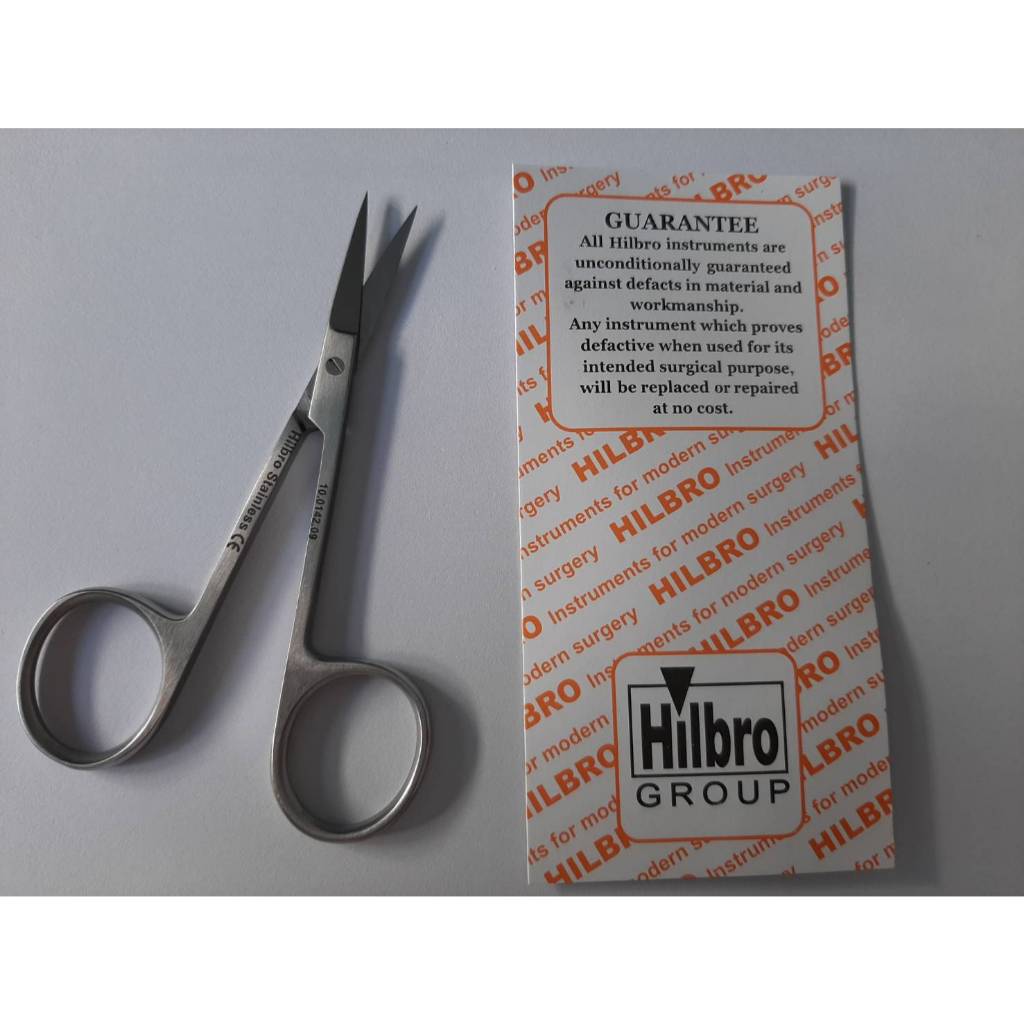 Hilbro กรรไกรตัดไหม กรรไกรไอริส Iris scissor CVD,STR กรรไกรสแตนเลส