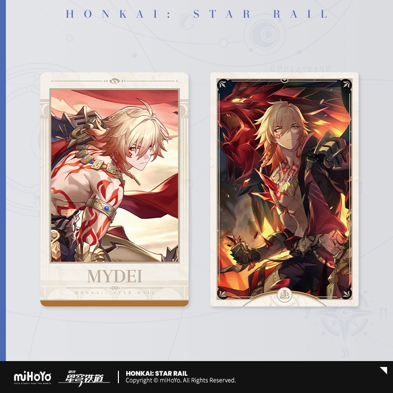 [ พร้อมส่ง / Official ] Honkai : Star Rail Set Postcard - Mydei ฮงไค สตาร์เรล เซ็ต โปสการ์ด - Mydeimos