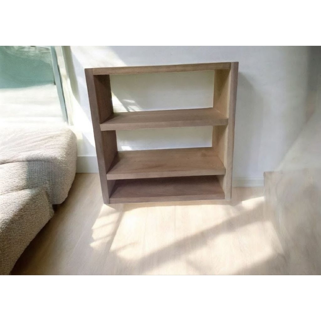 ชั้นวางของไม้ 3 ชั้น สไตล์มินิมอล | Minimal Wooden Shelf 3-Tier
