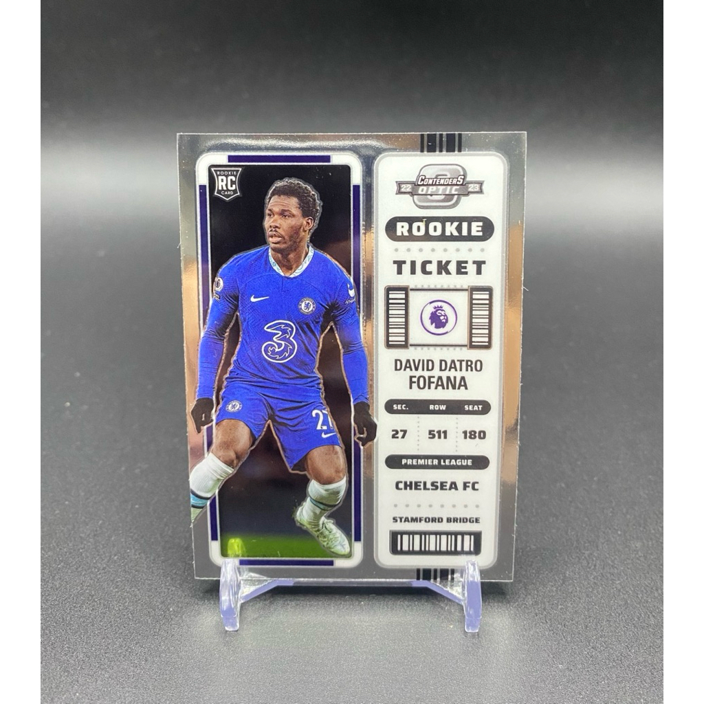 2022-23 Panini Chronicles Contenders - David Fofana - Chelsea Rookie Ticket #293
