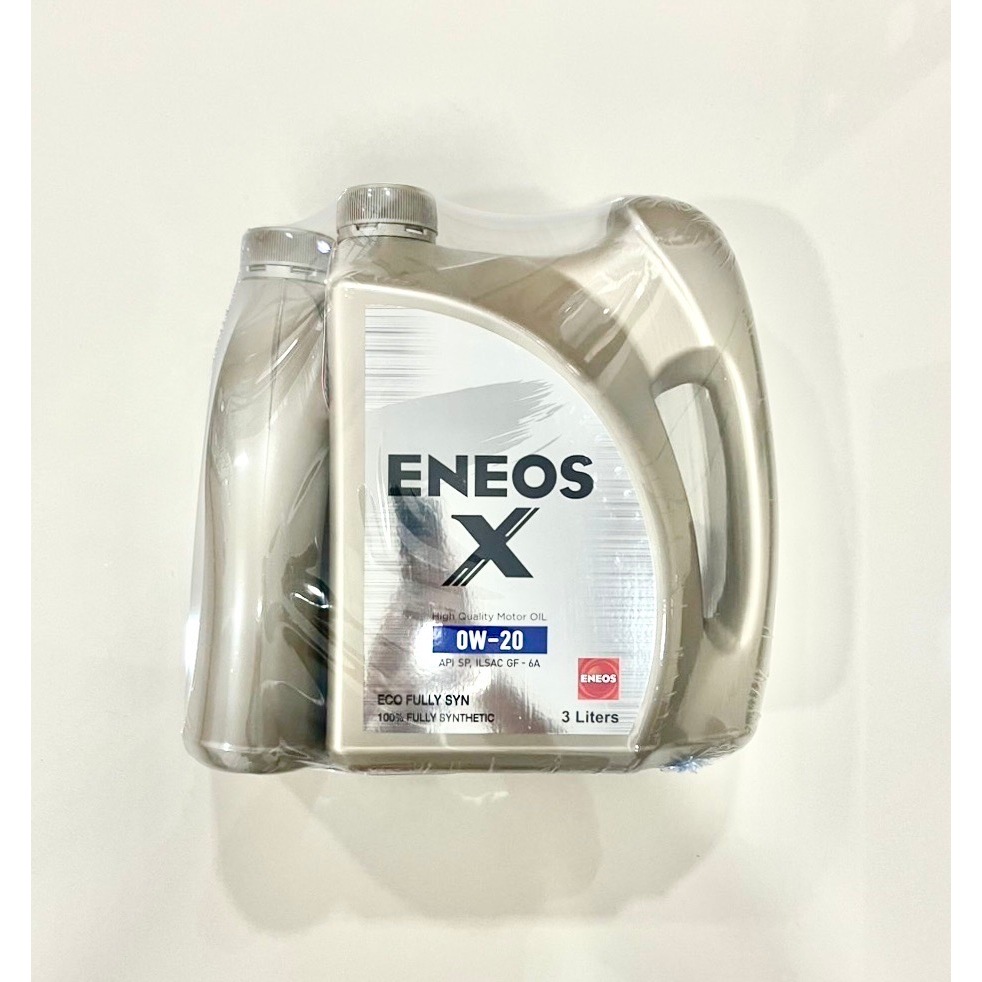 ENEOS X 0W-20 API SQ ECO FULLY SYNTHETIC น้ำมันเครื่องสังเคราะห์แท้ 4 ลิตร