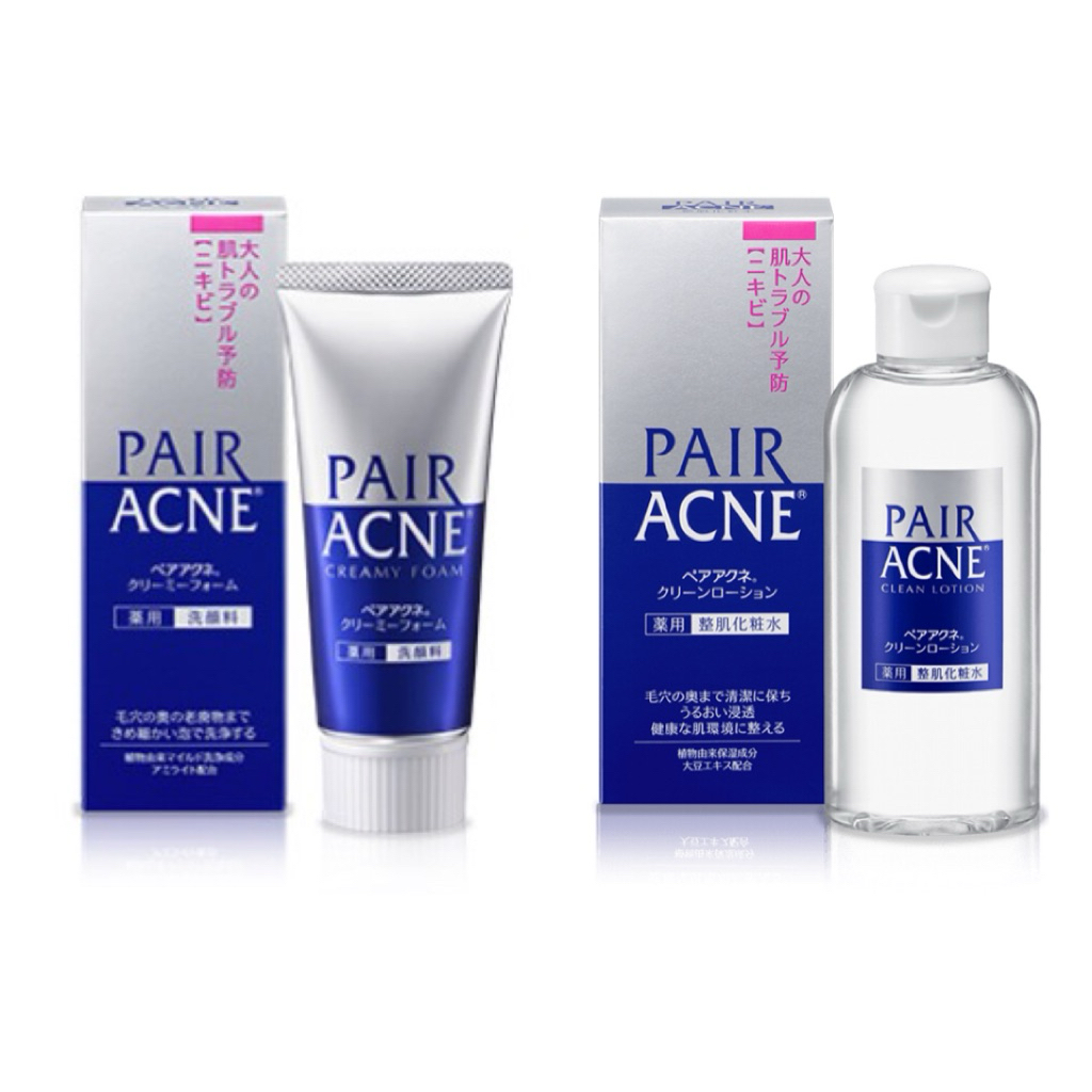 LION PAIR ACNE Creamy Foam 80g / Clean Lotion 160ml