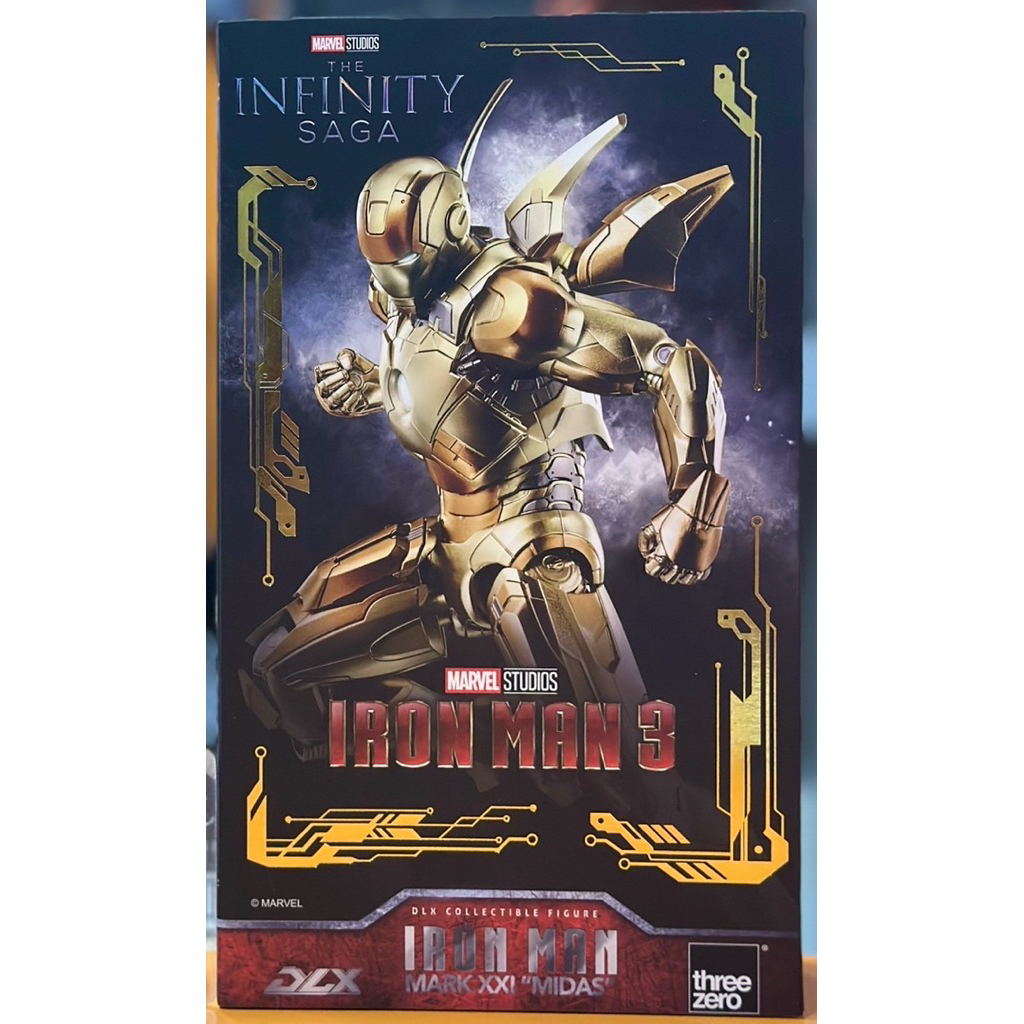 threezero Marvel Studios: The Infinity Saga DLX Iron Man Mark 21 “Midas”