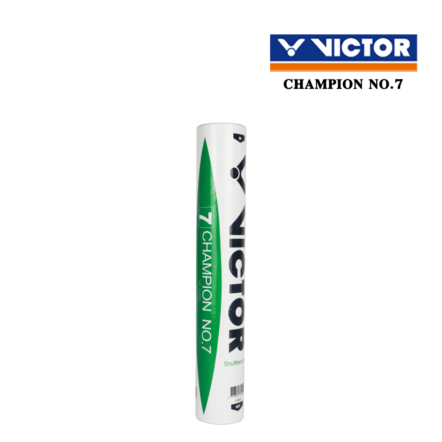 VICTOR ลูกแบดมินตัน รุ่น CHAMPION NO.7 ( 1 หลอด 12 ลูก )