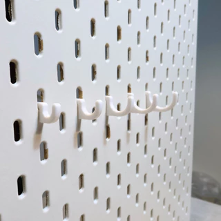IKEA Skadis Minimal Hook ขอแขวน ตะขอแขวนสกัวดิส Hooks for IKEA Skadis [3D Print]