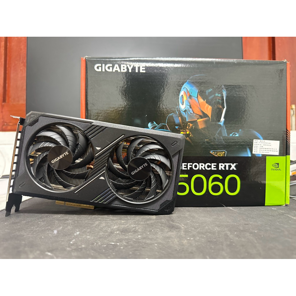 VGA GIGABYTE RTX5060 WINDFORCE OC 8GB (การ์ดจอมือสอง)