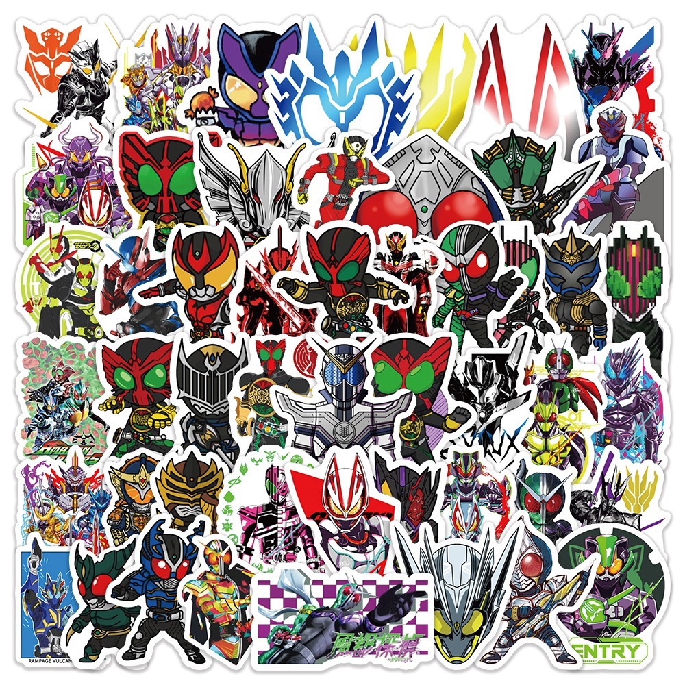 พร้อมส่ง!!kamen rider saber มาสค์ไรเดอร์เซเบอร์ sticker สติกเกอร์กันน้ำรูปแบบที่แตกต่างกัน, 50ชิ้น