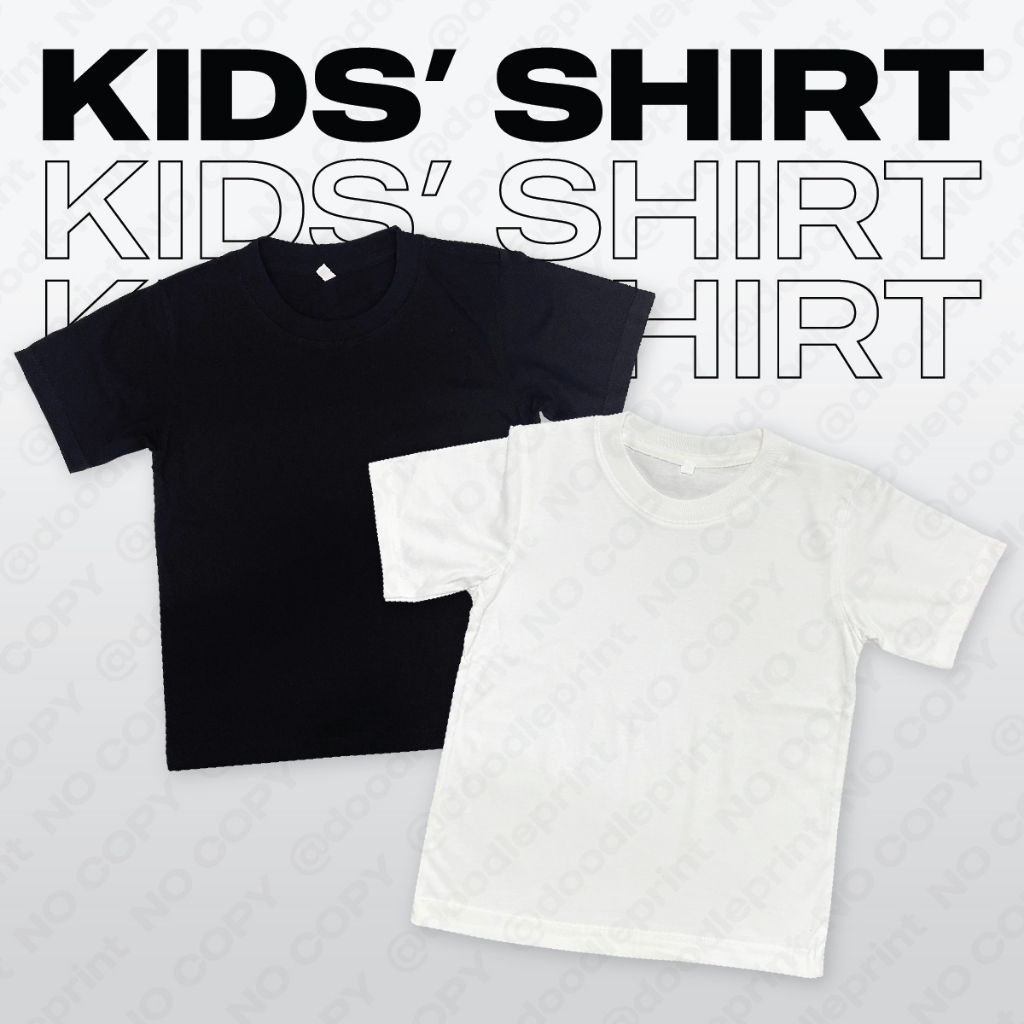 เสื้อเด็ก สกรีนเสื้อเด็ก [ถ้ารับแบบพร้อมสกรีนต้องกดสั่ง 2 สินค้า] ผ้าคอตตอน รับสกรีนเสื้อ ไม่มีขั้นต่ำ