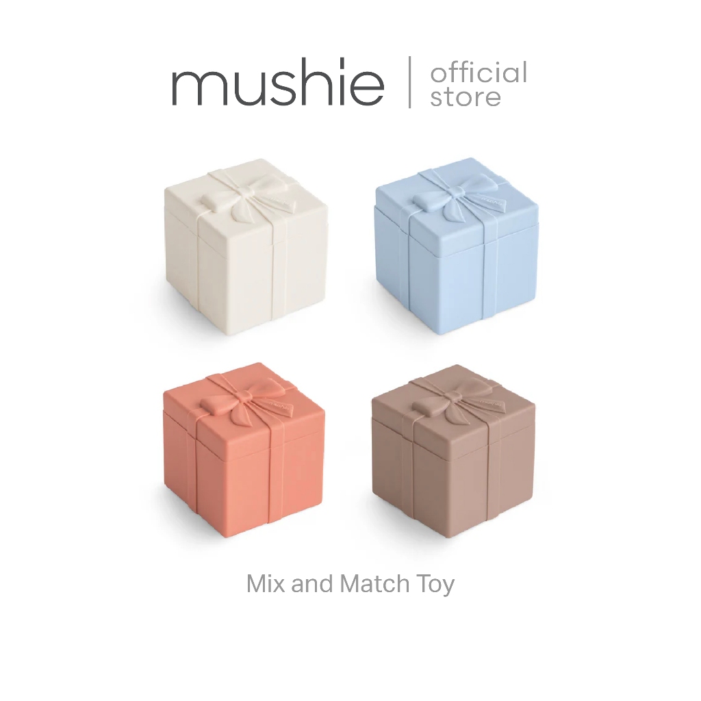 Mushie Mix and Match Present Toy ของเล่นเสริมพัฒนาการ มิกซ์แอนด์แมทช์ ของขวัญ