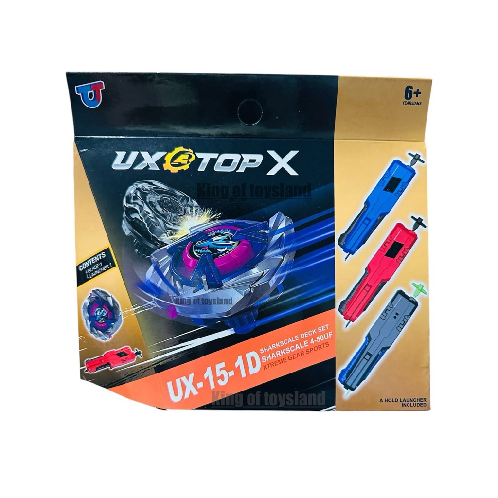 เบเบลดเหล็ก UX-15-1D ฉลามสเกล SHARKSCALE DECK SET สินค้าอุปกรณ์พร้อมเล่น