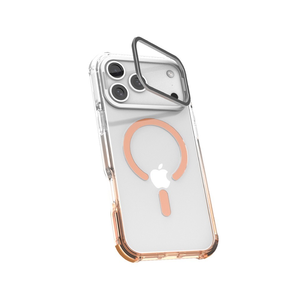 JTLEGEND Aura Shield Mag Lens Stand เคสสำหรับ iPhone 17 Pro Max - ORANGE - รูปที่ 2