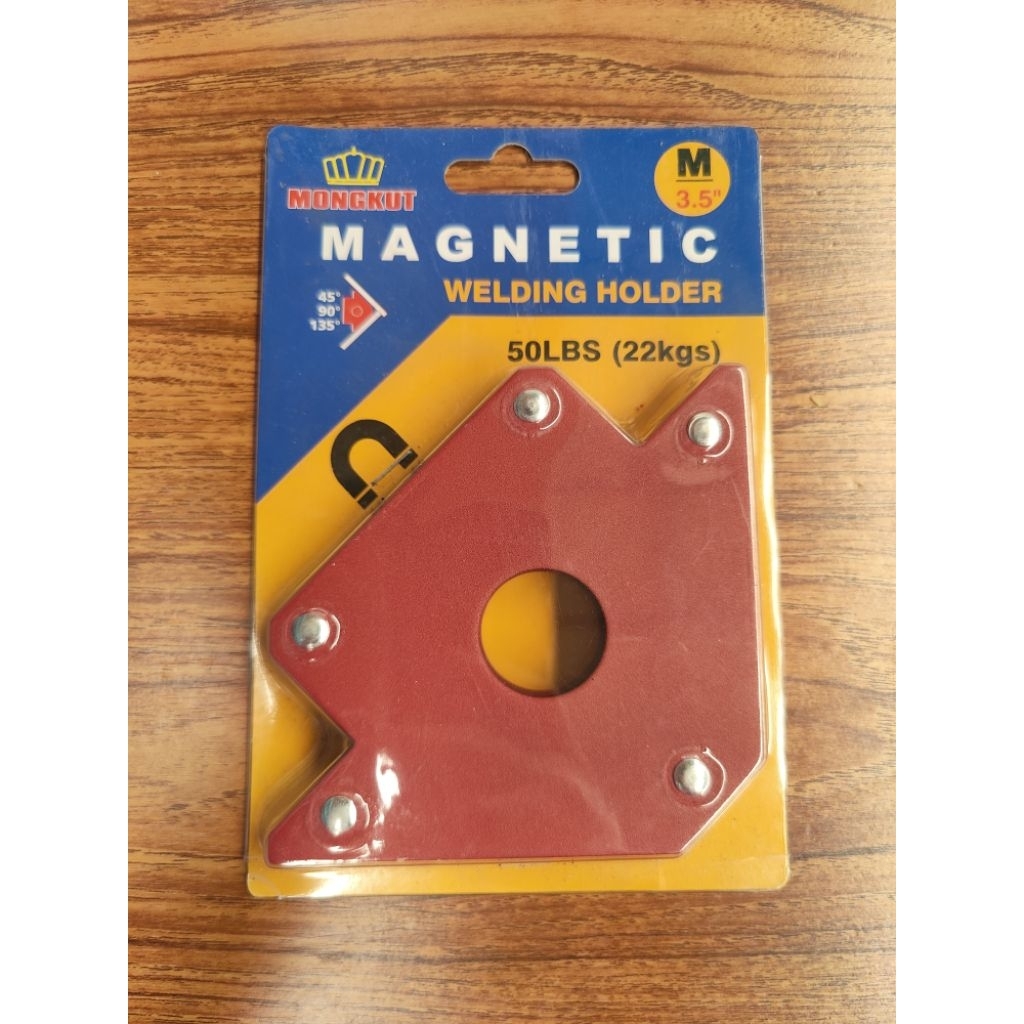 แม่เหล็กจับฉาก Magnetic Welding Holder 3.5" 22kgs(50LBs) ตรามงกุฎ