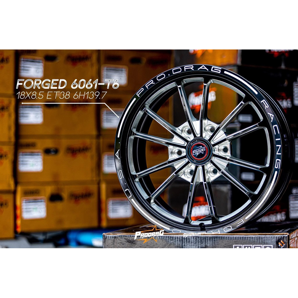 ล้อ Forged แท้  AL6061 T-6  ขอบ18ขนาด8.5ET35
