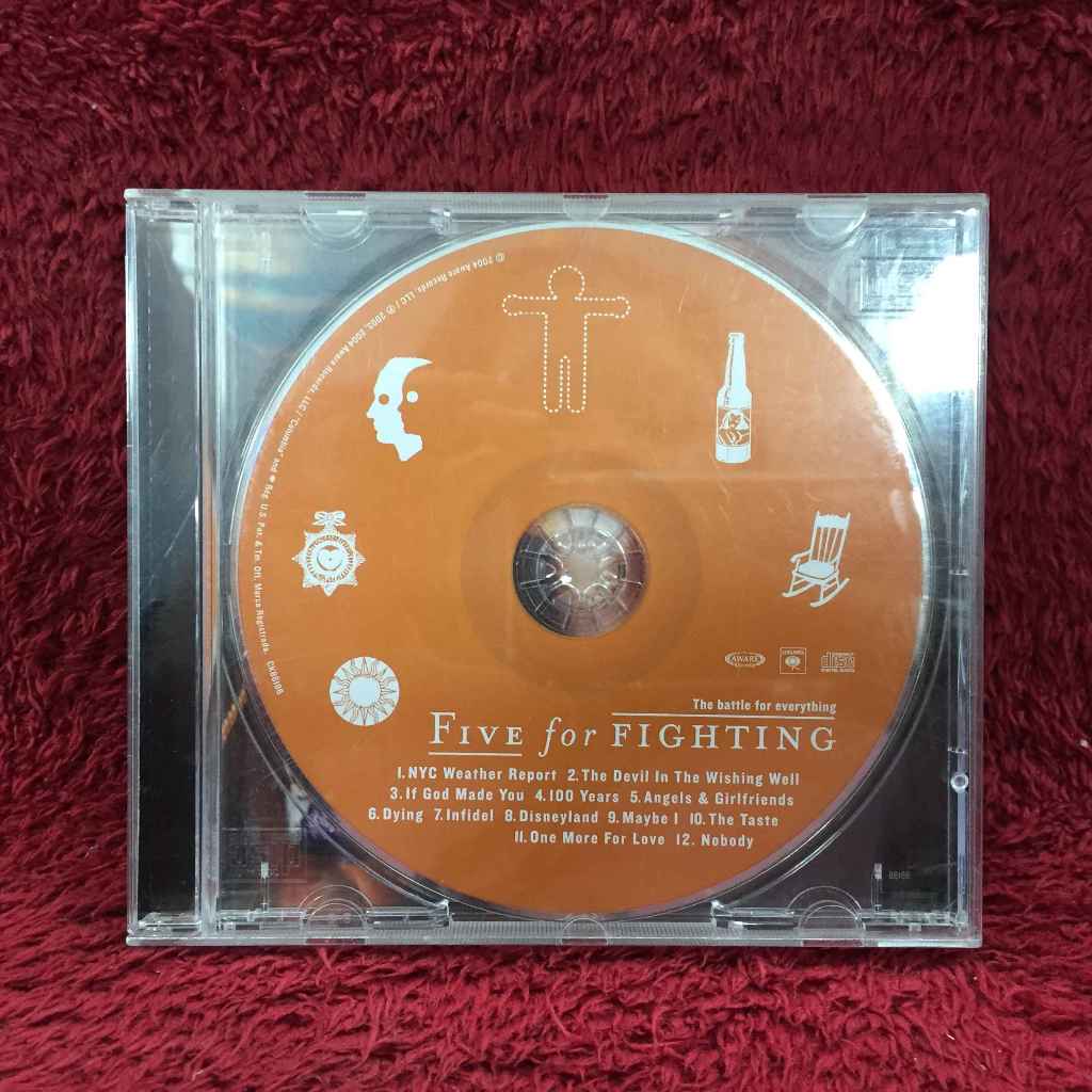 CD Five For Fighting – The Battle For Everything สภาพตามรูปปก DA116-34