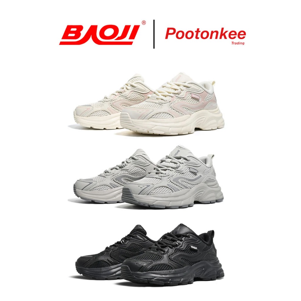 BAOJI บาโอจิ  รุ่น BJW 1138 รองเท้าผ้าใบ รองเท้าไลฟ์สไตล์ผู้หญิง