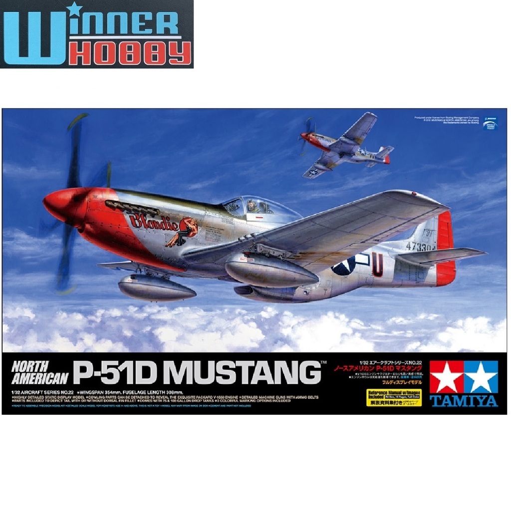 Tamiya 60322 P-51D Mustang 1/32