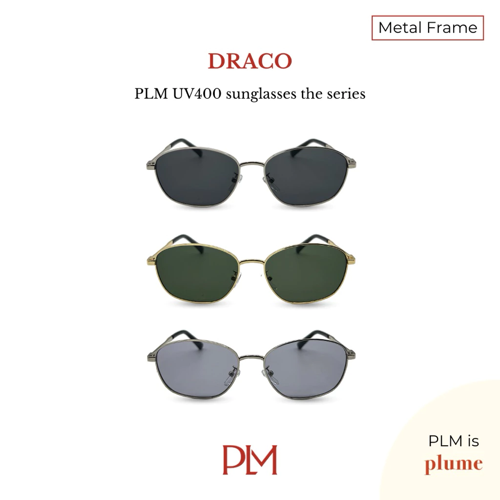 PLM (plume.bkk) แว่นกันแดดรุ่น 'Draco' Sunglasses
