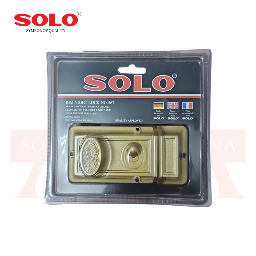 Solo No.567 กุญแจตึกทองเหลืองโซโล