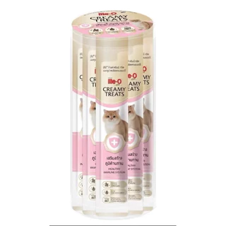 MeO Gold Creamy Treats แมวเลียมีโอโกลด์ ขนมแมวสูตรบำรุงสุขภาพ