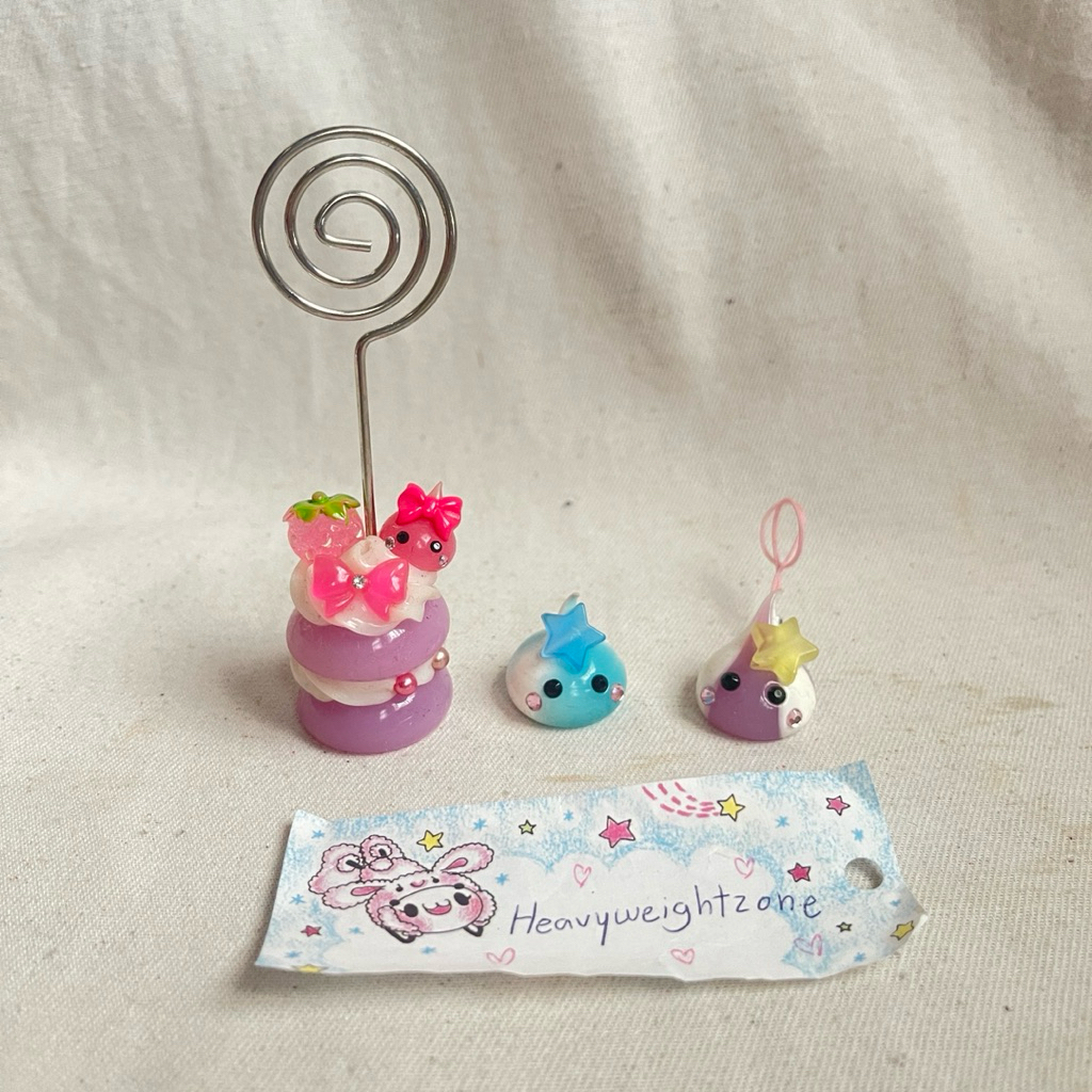 พวงงานหยดน้ำ Hoppe-chan แก้มเพชร✨มือสอง สภาพดี