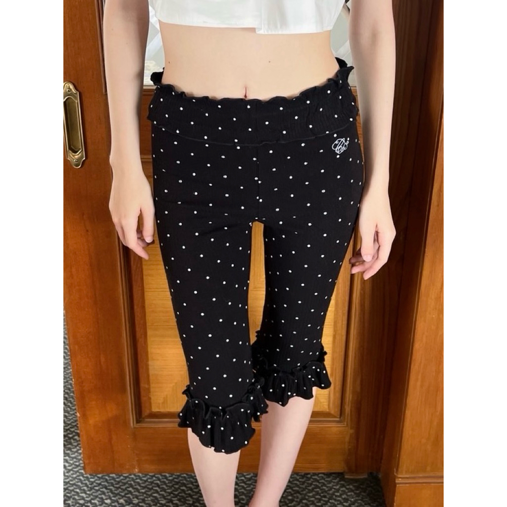 (New in pack) Cintage♡ CT2126 กางเกงสามส่วนcarpi3165 💕 สี Dot black(carpi) Size S/M/L