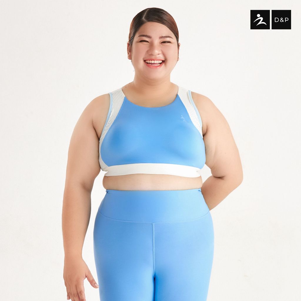 (Plus Size) D&P Sport Sports Bras | BALANCE 1st Drop | D-8118 สปอร์ตบรา ไร้โครง กระชับ เก็บเนื้อส่วน