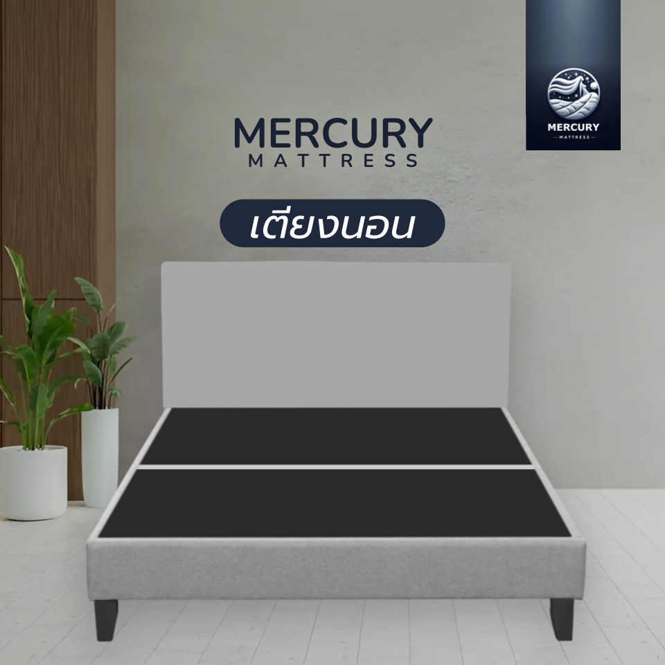 [รับประกัน 10 ปี] Mattress [ส่งฟรี] เตียงนอน ฐานเตียง+หัวเตียง แข็งแรงทนทานได้ดี