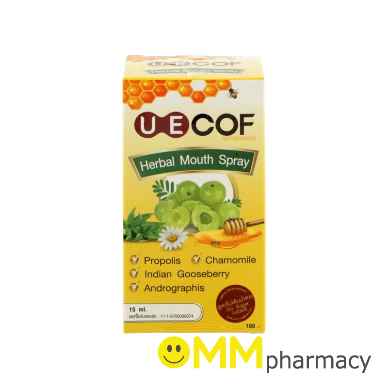 UECOF HERBAL MOUTH SPRAY 15ML.