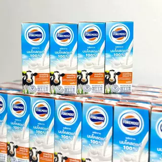 โฟร์โมสต์ นมโคแท้ 100% นมยูเอชที รสจืด ขนาด 180 มล. (36กล่อง/ลัง)