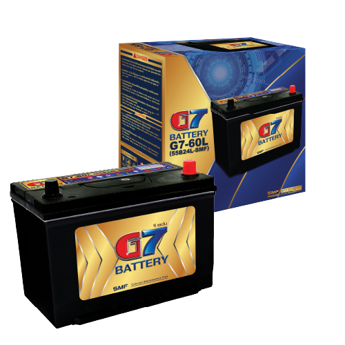 แบตเตอรี่รถยนต์ G7-60L (55B24L-SMF)