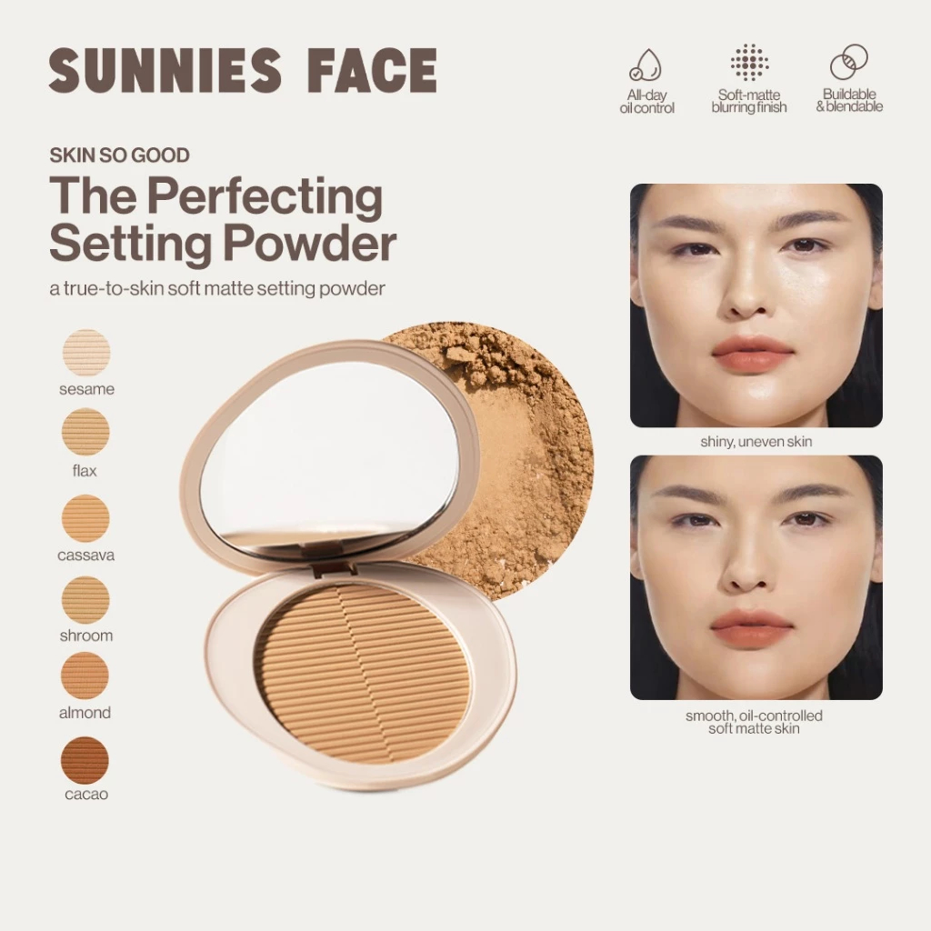 Sunnies Face Skin So Good The Perfecting Setting Powder  [แป้งเซ็ตเมคอัพเนื้อแมตต์]