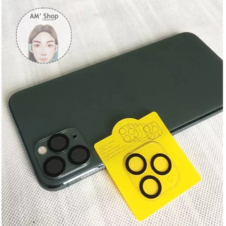 ฟิล์มกระจกเลนส์กล้อง สำหรับ iPhone 17 pro max 16pro 13 Mini 17air วงเลนส์สีดำ ฟิล์มกล้องหลัง ป้องกันรอยขีดข่วน