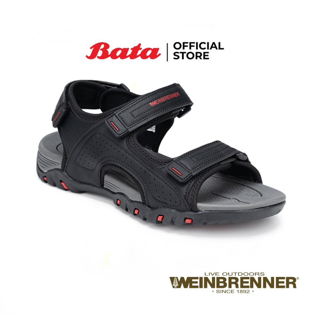 Bata บาจา Weinbrenner รองเท้ารัดส้น เดินป่า สำหรับผู้ชาย สีน้ำตาล 8404057 สีดำ 8406057