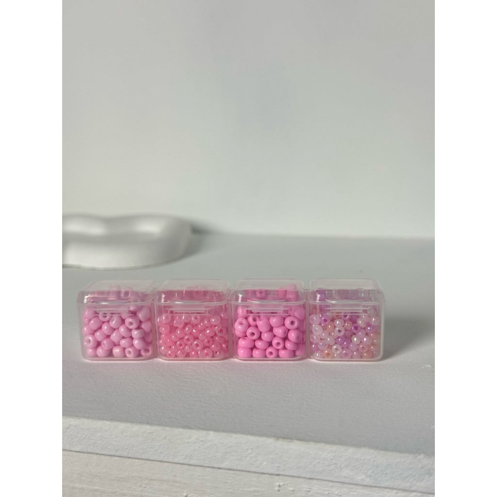 ลูกปัดเม็ดทราย แบบแถว4ช่อง ช่องละ9กรัมDiy - รูปที่ 6