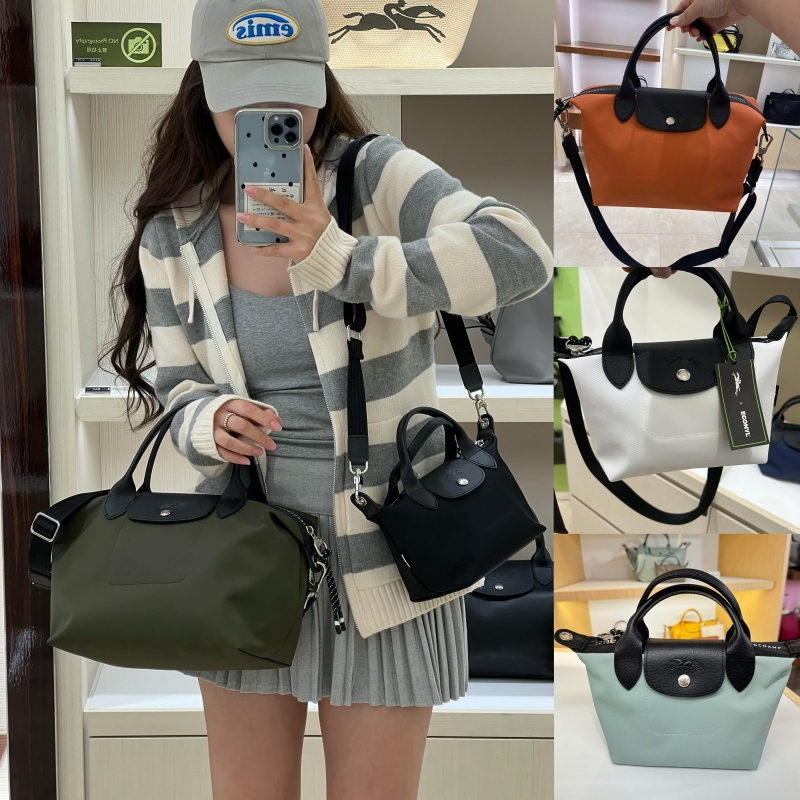 แท้ 💯%👜Longchamp Le Pliage Energy Crossbody Bagกระเป๋าผ้าไนลอน สายสะพายปรับระดับและถอดได้
