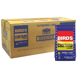 Bird's Custard Powder 300g. เบิร์ด ผงคัสตาร์ด สำเร็จรูป ขนาด 300 กรัม BBE: 24/04/2027