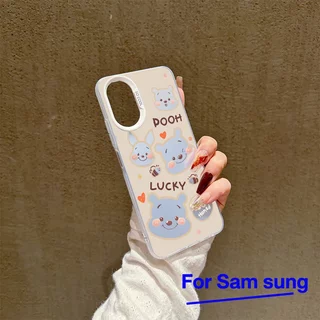 ใช้สำหรับ เคส samsung หมีน้อยน่ารัก A55 A54 A53 A52S A52 A51 A50 A30S A50S A34 A15 A14 A04S/A13S A12 M12 A05S A05